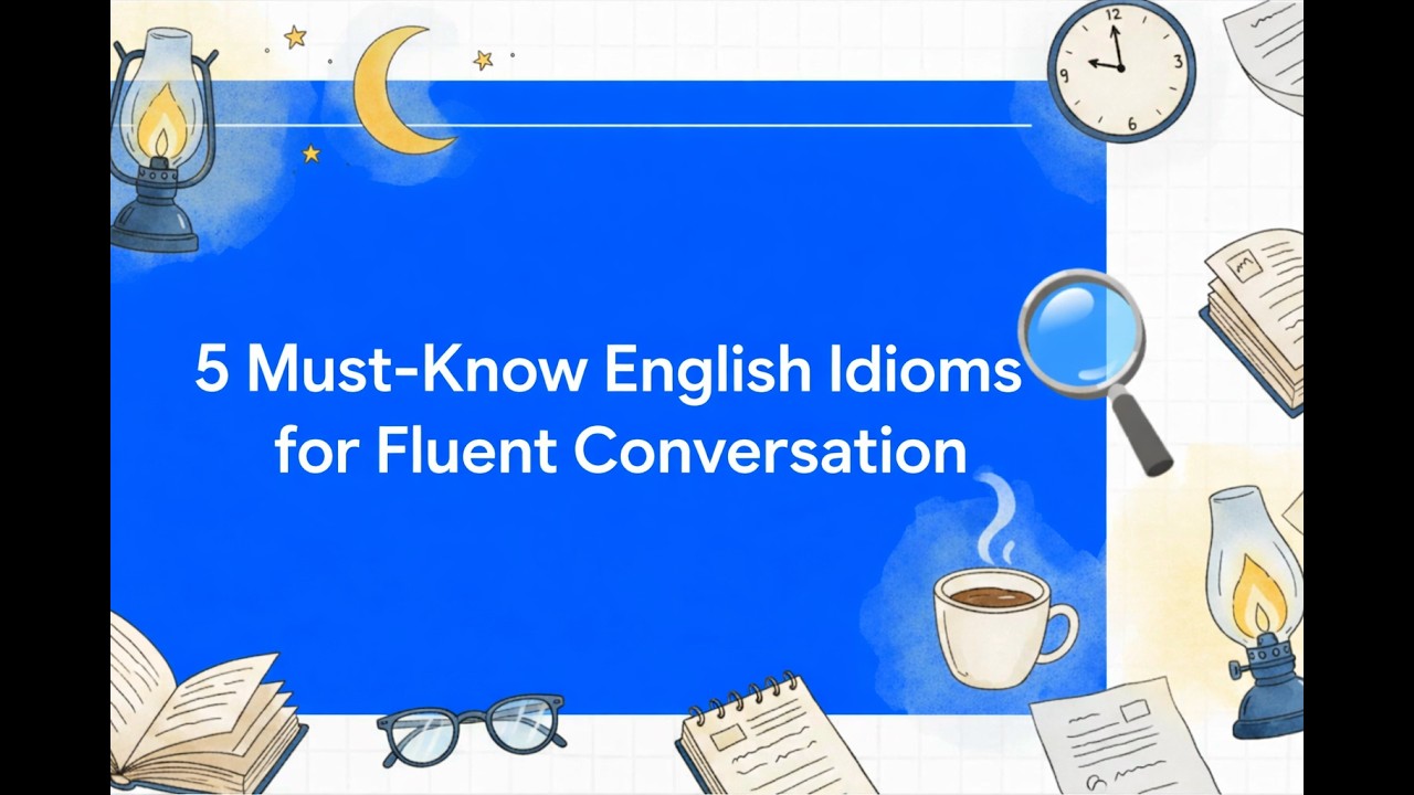 5 English Idioms Native Speakers Use Every Day - YouTube