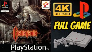 Castlevania: Symphony of the Night | PS1| 4K60ᶠᵖˢ UHD🔴|  200% Longplay Walkthrough Full Movie