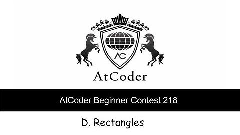 D. Rectangles | AtCoder Beginner Contest 218 | C++ | Hashing | Map