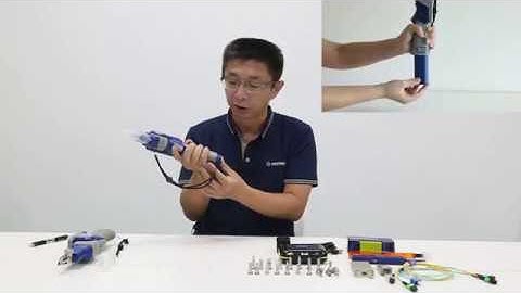 Inspecting  MPO connetors