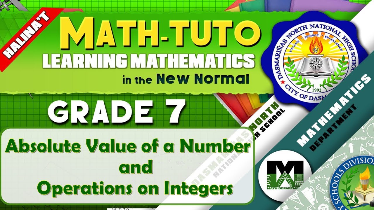Grade 7 Math - Absolute Value of a Number and Operations on Integers ...