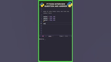 Join Multiple Tuples into One in Python | Must-Know Interview Trick! 💡 #shorts #python