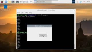 pyqt5 drag & drop (raspberry pi)