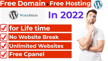 free domain and hosting in 2022 || Create wordpress website  for free