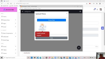 Handle Probelm Invalid Upload Request on File Manager Laravel 8 👀🎁🐱‍🚀🤷‍♂️