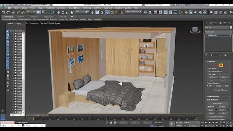 3dsmax Tutorials, Tutorial on 3D Modeling, Texturing & Lighting an Interior in 3dsmax
