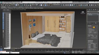 3dsmax Tutorials, Tutorial on 3D Modeling, Texturing & Lighting an Interior in 3dsmax