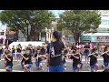 堺まつり2016 にぎわいゾーンオープニングから三国丘中学校吹奏楽部 ドラムメジャー視点