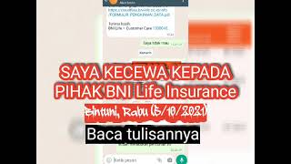 Nasabah BNI Kecewa, PT.BNI Life Insurance Auto Debet Uang Nasabah Secara Sepihak