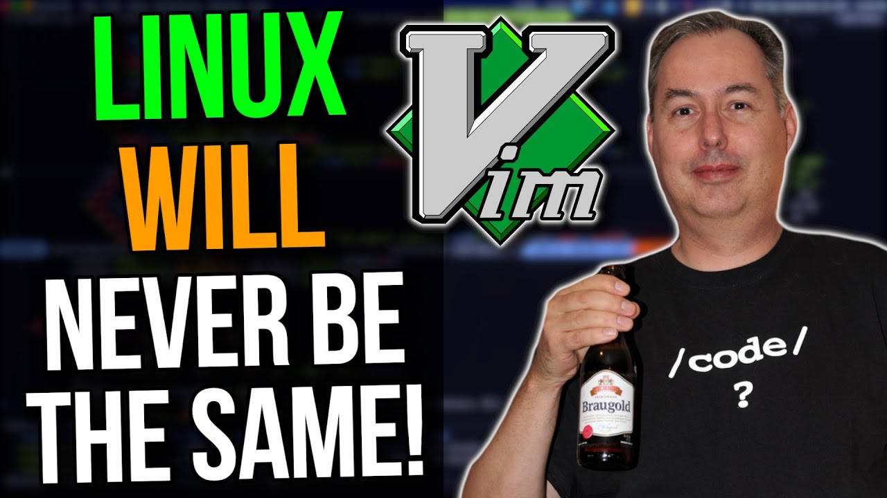 Vim: The Most Important Text Editor On Linux - YouTube
