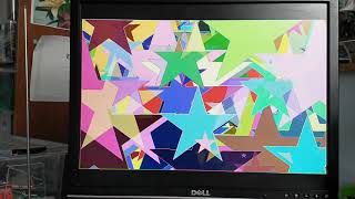 Colour Maximite 2: VGA graphics testing 640x400x16