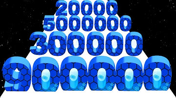 Number Rush: 2048 Challenge (vs) Smash Runner - All Levers Gameplay New Update