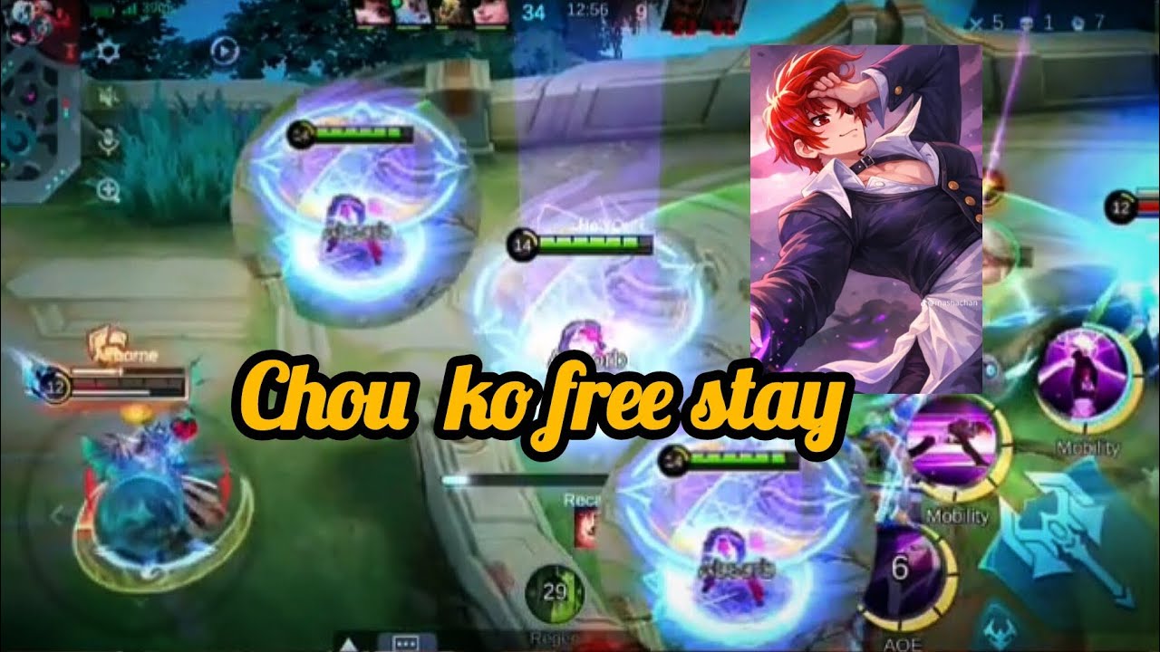 លេងChouអោយអែម #mobilelegends 