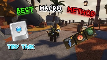 The Forge Macro BEST METHOD | Tiny Task |