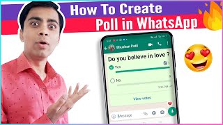 How To Create Poll in WhatsApp | How to Use Poll Feature🔥🔥