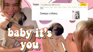 МЕЧТА СБЫЛАСЬ. У МЕНЯ МОПС🐶 Как я искала щенка? Первый день дома. Встреча с Булочкой 💛