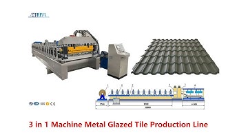 Successful Testing & Installation of Glazed Tile Roofing Panel Roll Forming Machine in Azerbaijan
