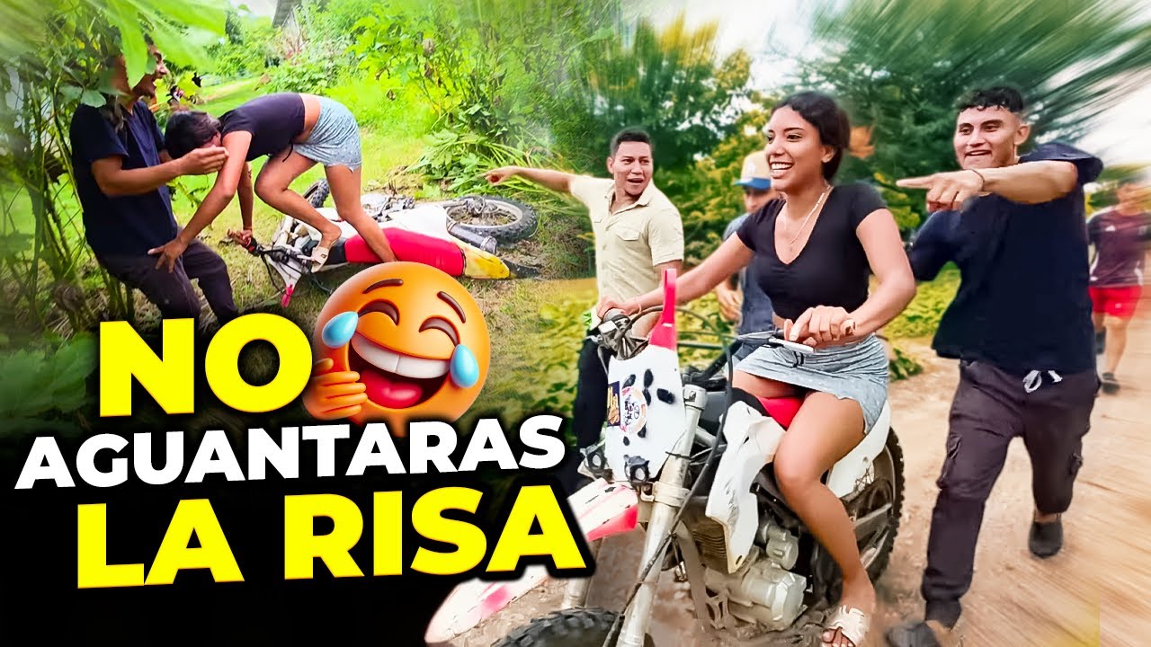 ¡NO PARARÁS DE REÍR! Gaby y Wendy se ROBARON el show manejando moto 🚀🔥