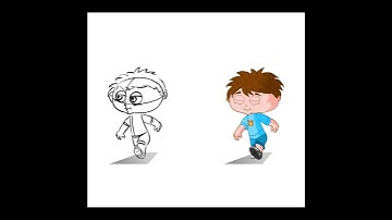 walk animation #animation #sketch #draw #art #shorts