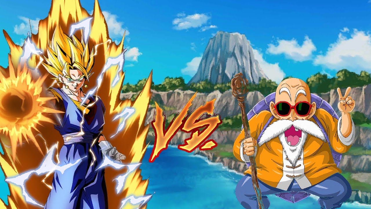 Red VEGITO VS Green MASTER ROSHI DBSCG - YouTube