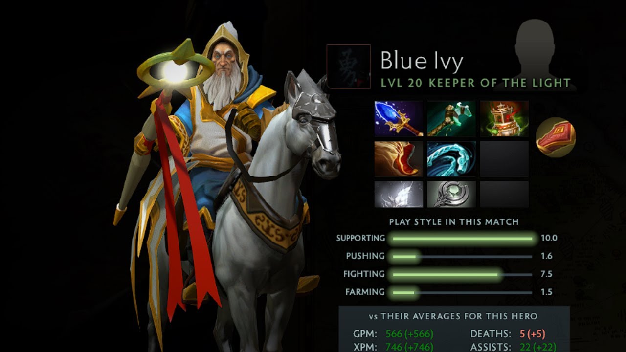 Dota 2 Replay 7.33b -Soft Support- Keeper of the Light [MVP] Marvelous ...