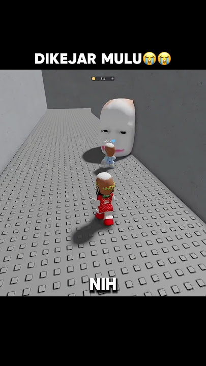 Ngakak bgt dikejar sama si botak😭 malah adek @Bobarose19 teriaknya kenceng😭 #roblox #robloxedit