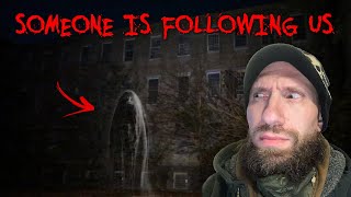 SOMEONE IS FOLLOWING US || OVERNIGHT IN HAUNTED ABANDONED LUNATIC ASYLUM (PART 2)