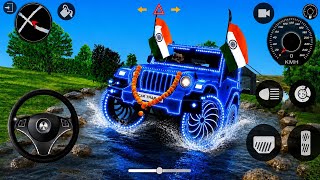 Dollar (Song) Modified Mahindra Black Thar😈 || Indian Cars Simulator 3D || Android Gameplay screenshot 4