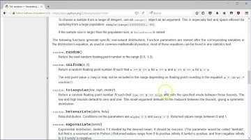 import Statements & Generating Random Numbers in Python