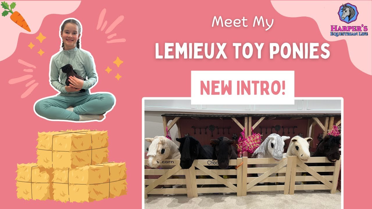 Meet My LeMieux Toy Ponies  🐎NEW Channel Intro! 💖 Harpers Equestrian Life