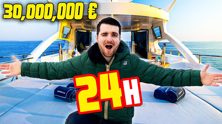 On vit 24H sur un YACHT à 30 MILLIONS d’Euros ! (+ un cache cache de riche)
