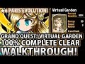 Brave Frontier Grand Quest Virtual Garden 100% Complete Clear Walkthrough (Paris 6Stars Evolution!)