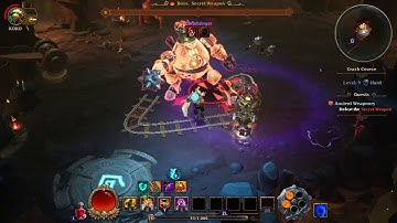 Torchlight 3 (Switch Lite) Railmaster lvl 10 Hard - QUEST BOSS : Secret Weapon