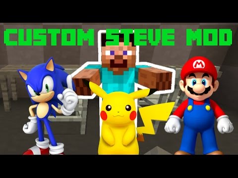 Steve S Different Faces Minecraft Custom Steve Mod 1 7 10 Youtube