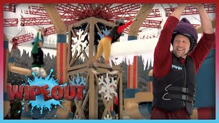 Rocket Scientist Uses Trigonometry To Take on The Ski Lift! | Wipeout