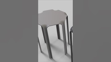 # 286 : Parametric NGon Chair #그래스호퍼 #grasshopper #Rhino #computational_design #라이노그래스호퍼