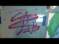 Abstract Gelli printing without the Gelli