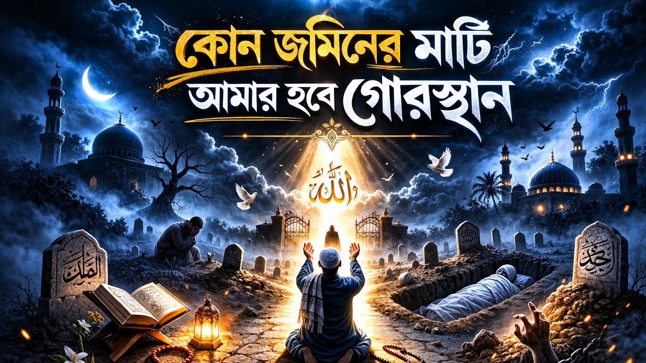 কোন্ জমিনের মাটি আমার হবে গোরস্থান গজল 🎤 হারুন আর রশিদ,#হাক্কানীমজলিশ #haqqanianjuman #viralgojol 
