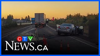 Highway 11 crash near Kapuskasing sends one person to hospital