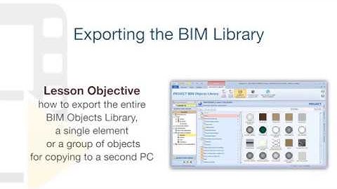 Edificius Tutorial - Exporting the BIM Library - ACCA software