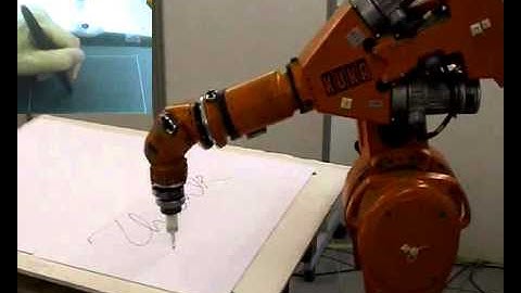 optimal trajectory tracking by robot: writing thank you
