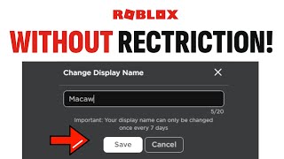 How To Change Roblox Display Name Without Waiting 7 Days (Working 2024)