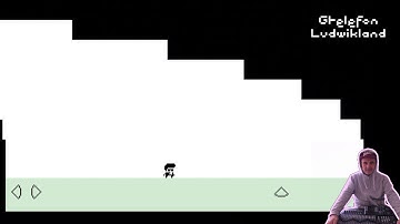 Animation of a Pixel art Blues Dude in Construct 3 on Ipad