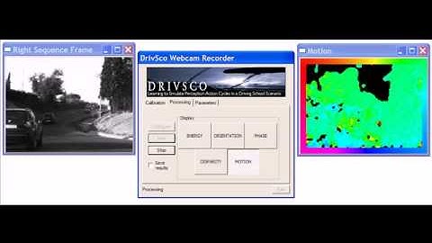 Example of OF extraction: Driving sequence