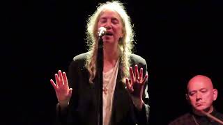 Patti Smith in Brighton Dome. (Summertime sadness)