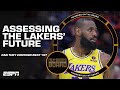 Lebron james is facing a decision where do the lakers go from here  numbers on the board