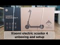 Xiaomi electric scooter 4  unboxing and setup 2023