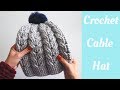 Crochet Cable Hat / Beginner Friendly Tutorial