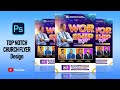 Church Flyer Design | 3d text effect | Photoshop tutorial