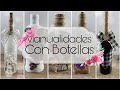 5 IDEAS recicladas para REGALAR O VENDER / Ideas con botellas recicla/ Diy home decor / Artesanato